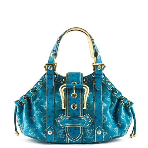 louis vuitton turquoise bag|louis vuitton lv monogram bag.